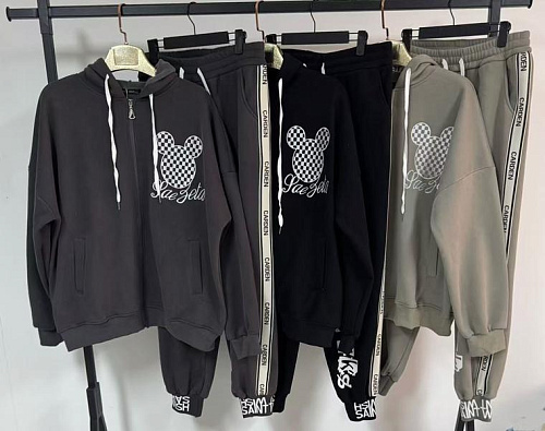 Костюм Спорт Dgmd 7058 grey - делук