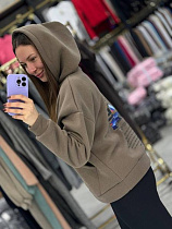 Худи Arina 4254 khaki - делук
