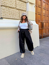 Штаны Спорт Femzone 1142 black - делук