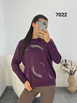 Свитер Fsn 7022 purple - делук