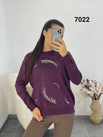 Свитер Fsn 7022 purple - делук