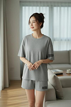 Костюм Katty 1084 grey - делук