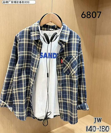 Рубашка Flong 6807 navy - делук