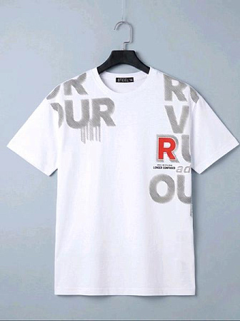 Футболка Dino DN493 white - делук