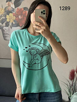 Футболка Fsn 1289 green - делук