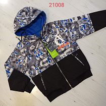 Куртка Malibu2 21008 black-blue - делук