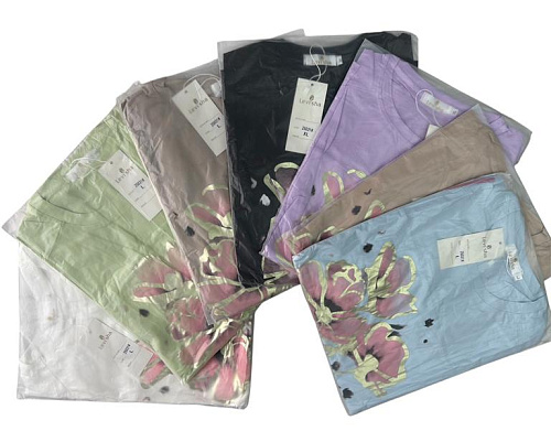 Футболка Levisha 25031 mint - делук