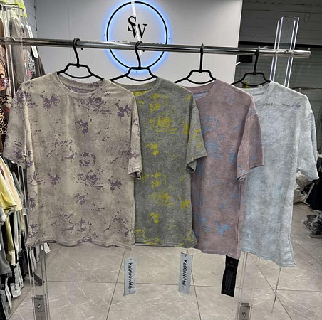 Футболка Saint Wish 5606 mix - делук