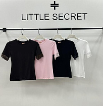 Футболка Little Secret 1057 white - делук