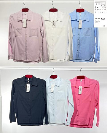 Рубашка Base A002 d.pink - делук