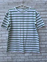 Футболка Valentina 101 white-green - делук