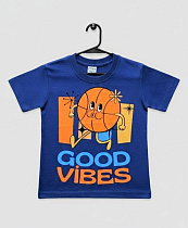 Футболка Dino DN281 blue - делук