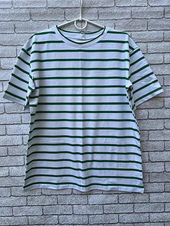 Футболка Valentina 101 white-green - делук