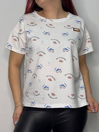Футболка Kosta KS528 white - делук