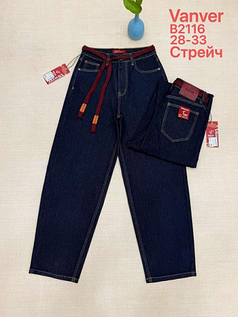 Джинсы Vanver B2116 navy - делук