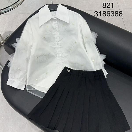 Рубашка Delfinka 821 white - делук