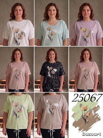 Футболка Levisha 25067 black - делук