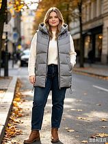 Жилетка Jacket 6921 grey - делук