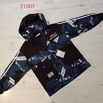 Куртка 21007 black-navy - делук