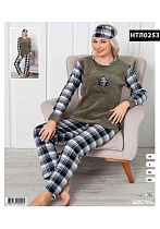 Пижама Homewear 0253 khaki - делук