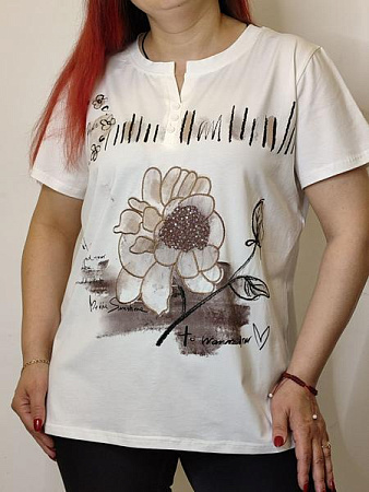 Футболка Kosta 9668 white - делук