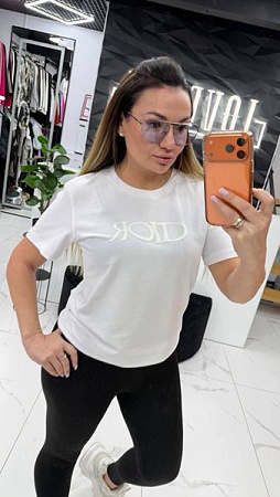 Футболка Lovekan 1678 white - делук