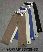 Джинсы Immei A9183-6 brown - делук