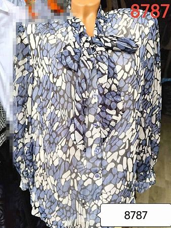 Рубашка Lida 8787 blue - делук