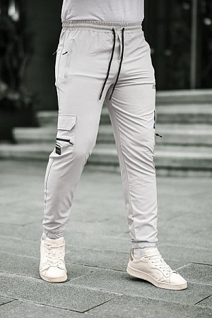 Штаны Спорт Hous Of Timur HT154 l.grey - делук