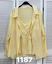 Рубашка Divo 1187 yellow - делук