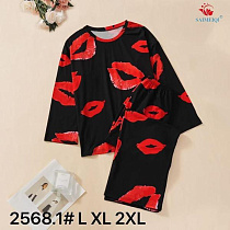 Пижама Saimeiqi 2568 black - делук