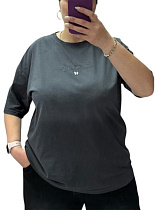 Футболка Elena&Vika 25107 grey - делук