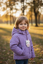 Куртка Delfinka B601 lilac - делук