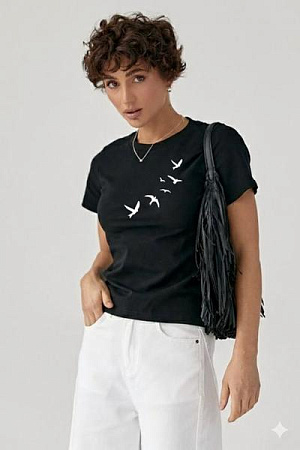 Футболка Iraopt IR138 black - делук