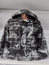 Худи Panda 1467 black - делук