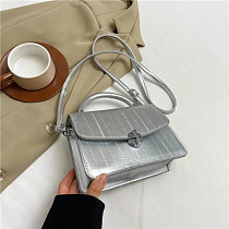 Сумка Fashion Bag 8528-1 silver - делук
