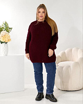 Свитер Liza Brend 1115 wine - делук