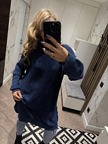 Туника Lora LR798 navy - делук