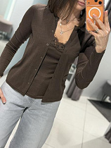Кофта Comod 8770 brown - делук