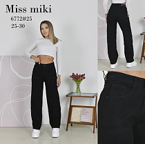 Джинсы Basanjiu 6772 black - делук