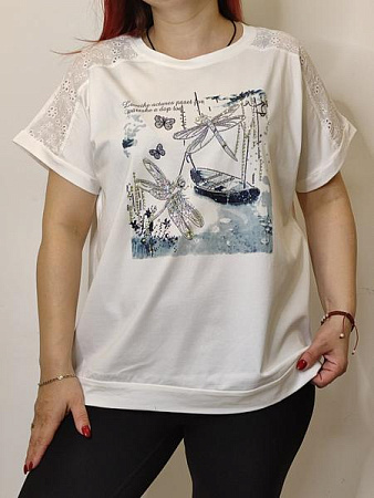 Футболка Kosta KS108 white - делук