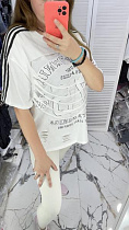 Футболка Karon 6296 white - делук