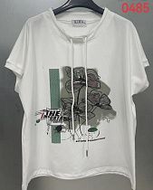 Футболка Lida 0485 white - делук