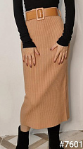 Юбка Kosta 7601 d.beige - делук