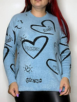 Свитер Kosta 59772-1 l.blue - делук