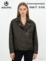 Куртка Immei W6617 brown - делук