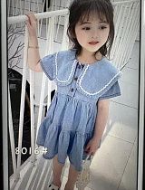Платье Farbique 8016 l.blue - делук