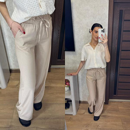 Штаны Valentina 249 beige - делук