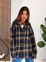 Рубашка Loren 759 navy - делук