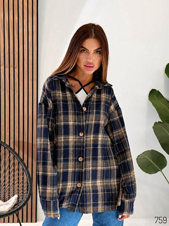 Рубашка Loren 759 navy - делук